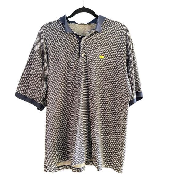Bobby Jones Blue Collared Short Sleeves Polo Shirt Size XL